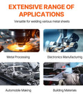 Extensive applications of the Portable 1/8 Inch Spot Welder With 1.5KVA Input Capacity for metal processing and fabrication.