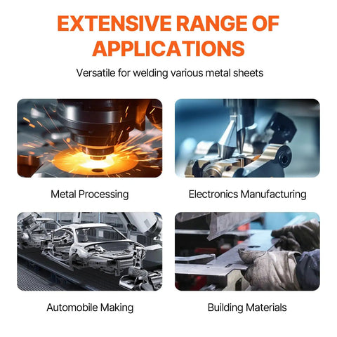Extensive applications of the Portable 1/8 Inch Spot Welder With 1.5KVA Input Capacity for metal processing and fabrication.