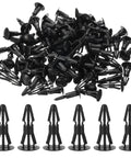 Slick 100 Piece PCB Support Spacers And Rock Solid PC Board Standoffs featuring snug eight millimeter height plastic isolation columns.