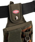 Rear Guard Pouch With FlapFit For Tools, A 5-Pocket Utility Organizer From Original Series 54120, attached to belt
