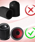 Ride Ready 20 Pack Tire Valve Stem Caps Universal Plastic Dustproof Waterproof Covers For Cars Bikes Motorcycles SUVs Trucks