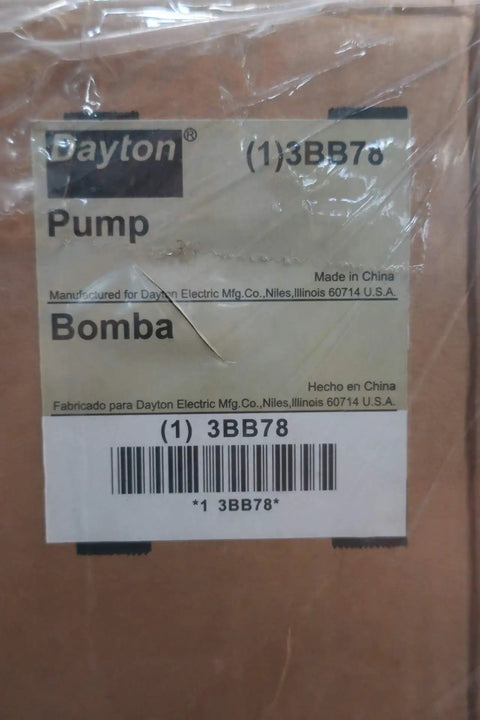 Rugged Workhorse Cast Iron Submersible Sump Pump Designed To Handle The Daily Grind With 1/3 Horsepower Motor label on box.