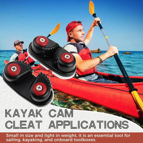4 Pack Aluminum Kayak Cam Cleats Fast Entry Marine Cleats For Boats Canoes Sailboats Dinghies And More Durable Hardware