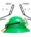 Must Have On The Job Multipurpose Full Brim Hard Hat Clips And Hooks For Headlamps And Safety Goggles 2 In 1 Helmet Accessory