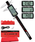 Rechargeable Digital Caliper Six Inch With USB C Charging And Power Indicator 0.01mm Accuracy Pro Grade Performance kit
