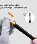 12 In 1 Magnetic Screwdriver Set With Micro Bits For Glasses, Computers, Phones, Laptops, Xbox, Watches And Game Consoles