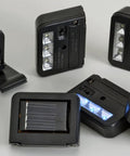 Wunder Solar Powered Spotlight Ultra Bright 3X LED Clip On Stick On Outdoor Light for mailboxes, security signs, fences, and decks.