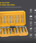 42 In 1 Magnetic Screwdriver Set With 8 45mm Heads And 32 25mm Bits For Game Consoles Tablets Ring Doorbells Glasses And DIY Electronics