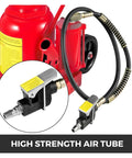 Beefy 50 Ton Air Hydraulic Bottle Jack For Weekend Warriors And Pro Shops with high strength air tube for efficient heavy lifting.