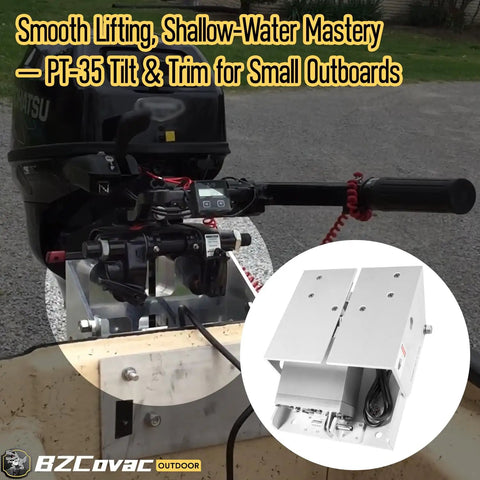 Power Tilt And Trim Unit For Outboard Motors Up To 35 HP With Electric Hydraulic System PT 35 Five Point Five Inch Setback