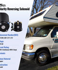 Heavy Duty Tough As Nails Hydraulic Pump Motor For Unidirectional RV Leveling Power Units With 12V DC Operation Includes 150A Solenoid Relay Four Terminal Switch Compatible With 179327 045179327 414850 next to RV