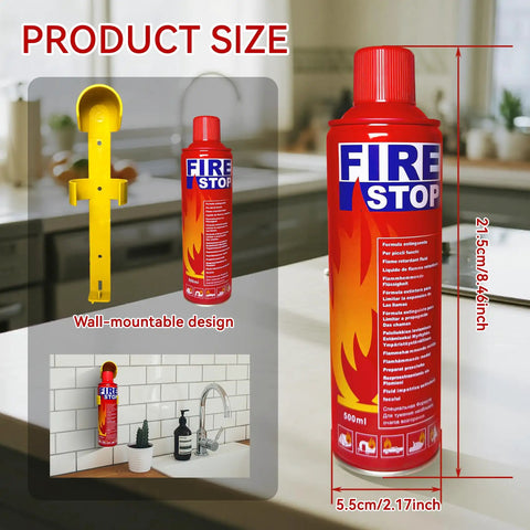 Grab And Go Fire Extinguisher With Heavy Duty Mount Brackets Hella Compact For Home Kitchen Car Trunk Or Boat Storage Solid Backup For Backyard Bbqs And Emergency Safety No Worries Multi Purpose Protection Kit