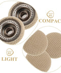 10 Piece Car Roof Headliner Repair Kit With Snap Rivets And Retainers For Quick Fixes showing compact and light materials