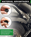 Cool 280 Piece Black And White Silicone Rubber Plug Kit With Snap Locking Design For Round Holes In Pipes Furniture Kitchen And Bathroom To Hide Gaps Fast, black plug shown on bike panel