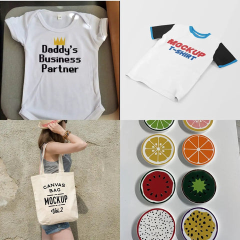 Ready To Use Sublimation Transfer Sheets Set For Tumbler Tees And Mugs 14 Pieces Of 12 By 10 Inch Solid Color Insoluble Paper Pre Printed
