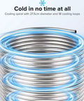 3/8 in x 50 ft 304 stainless steel tubing coil for immersion wort chiller, beer brewing