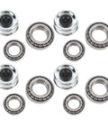 4 Pack Marine Trailer Wheel Hub Kit With Cr Steel Alloy Bearings 15123 15245 25520 And Seals 21333TB 22333TB components displayed