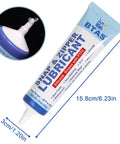 Zipper Lubricant For Plastic And Metal Zippers Silicone Grease with PTFE Marine Grade 2 Oz tube with dimensions 15.8cm x 3cm