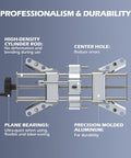 Beefy Wheel Alignment Clamp Tool With Magnetic Adapter For 12 To 25 Inch Rims Universal Clamp in precision molded aluminum