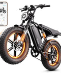All Terrain Beast Electric Fat Bike With 1500W Peak Motor Dual Suspension And 20X4 Fat Tires Removable 48V 15Ah Battery Smart App Control And LCD Display For City Commute And Trail Riding with app interface shown