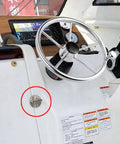 Installed Stainless Steel 316 Round 45mm Boat Door Cabinet Hatch Turn Button Twist Catch Latch Marine Hardware Accessories