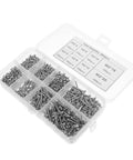 Self Tapping Screws Kit With Pro Grade Organized Storage 800 Pieces M2 Carbon Steel Sheet Metal Screws Assortment in case
