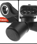 Engine Camshaft Position Sensor Compatible With Buick Enclave LaCrosse CTS ATS SRX And Cadillac V6 3.0L 3.6L Engines Upgrade For Smooth Starts And Reliable Performance, 3-pin connector detail