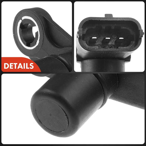 Engine Camshaft Position Sensor Compatible With Buick Enclave LaCrosse CTS ATS SRX And Cadillac V6 3.0L 3.6L Engines Upgrade For Smooth Starts And Reliable Performance, 3-pin connector detail