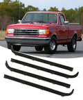 Premium Front Window Weather Strip Kit For 1987-1996 Ford Bronco Black Rubber Inner Outer Seal Sweep Trim That Kills Road Noise And Looks Absolutely Fresh While Keeping Your Ride Dry And Cool All Year Round. Black rubber window seal kit for 1987-1996 Ford Bronco, 4-piece set