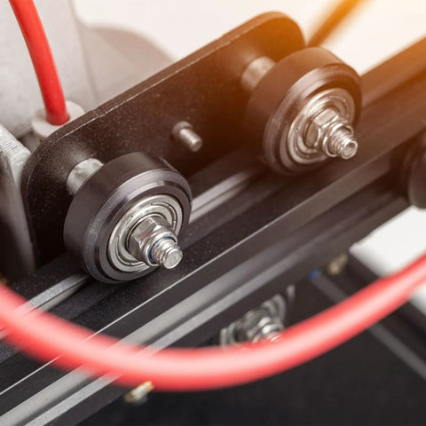 8 Pack 3D Printer Wheels Featuring 625RS Bearings Pom Plastic Rollers 24Mm Core Designed For Hella Smooth Operation And Dead Simple Swaps That Honestly Elevate Your Printing Game