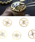 Pro Grade Watch Repair Tool Kit with balance wheel and full swing hairspring replacement for 8205 movement precision fit