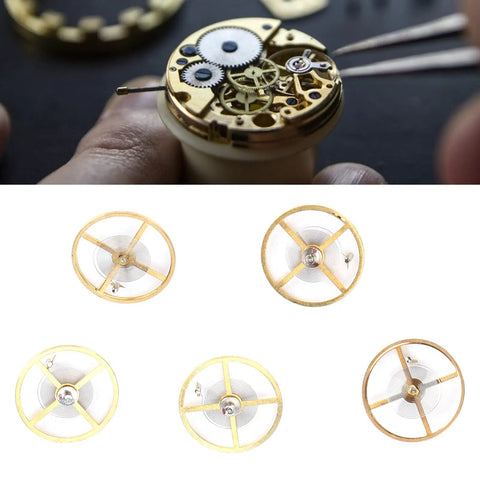 Pro Grade Watch Repair Tool Kit with balance wheel and full swing hairspring replacement for 8205 movement precision fit