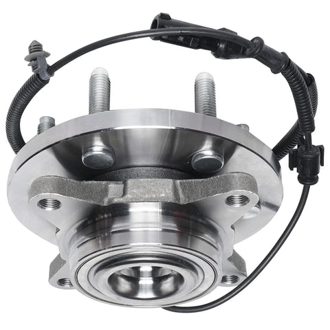 Front Wheel Bearing Hubs Assembly Kit For 2009 2010 Ford F150 RWD With ABS Sensor 6 Bolt close-up view
