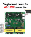 40KHz Ultrasonic Cleaner Drive Board Kit With Adjustable Power 60W To 180W 110V 220V PCB Module circuit board view