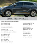 Side view of a dark SUV compatible with Reliable 4 Pin Brake Light Switch Replacement For Hyundai And Kia Cars With Plug And Play OEM Style Fitment CNR1164 938103K000 93810 3K000 Highly Stable Parking Brake Switch Auto Parts.