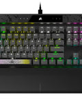 Game Changing Wired Gaming Keyboard Built With Smooth Magnetic Switches Tuned From Snap Tap To Heavy Thock Rapid Trigger in black with RGB lighting.