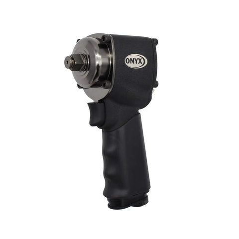 Onyx Half Inch Nano Impact Wrench V2 Delivers 500 Foot Pounds Max Torque With Ultra Short Profile Under Four Inches, Twin Hammer Design