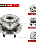 4WD Front Wheel Bearing Hub Assembly For Jeep Wrangler TJ 2000 To 2006 And Cherokee 1999 To 2001 5 Lug Hub Replacement Direct Fit