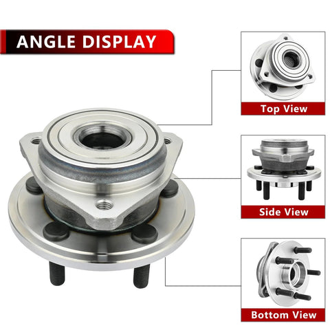 4WD Front Wheel Bearing Hub Assembly For Jeep Wrangler TJ 2000 To 2006 And Cherokee 1999 To 2001 5 Lug Hub Replacement Direct Fit