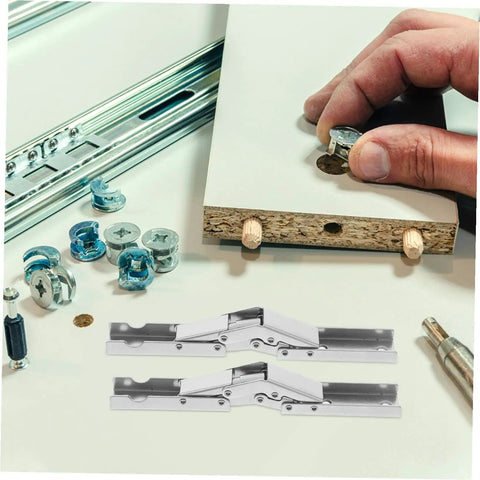 4 Pack 90 Degree Folding Cabinet Door Hinges For Corner Cabinets, assembly of hidden soft close brackets on cold rolled steel part