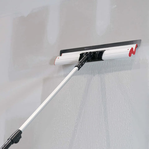 24 Inch Composite Skimming Blade For Drywall Mud And Plaster Finish, Pro Grade Replaceable 0.3mm German Stainless Steel Blade Insert
