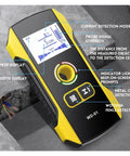 Heavy Duty Wall Scanner And Electronic Stud Finder With Live Ac Wire And Metal Pipe Detection, displays detection modes and readings.