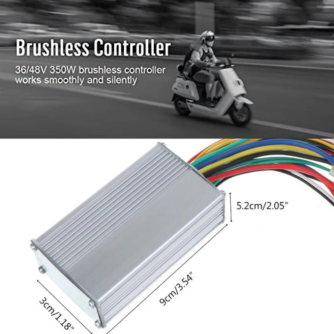 No Fuss 36V And 48V 350W Brushless Dc Motor Controller With Bright LCD Screen For Quick Electric Bicycle Straight Swap and Reliable Daily Cruising Performance