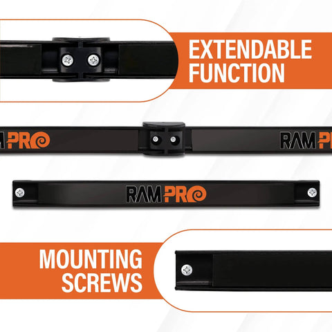 12 Inch Magnetic Tool Holder Strip For Garage And Workshop Organization, Heavy Duty Magnetic Bar On A Carbon Steel Rail