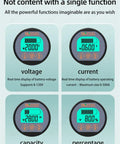 Battery Monitor With Shunt For RV Camper Boat Solar Off Grid Power 8 To 120 Volt 500 Amp Fuel Gauge interface display