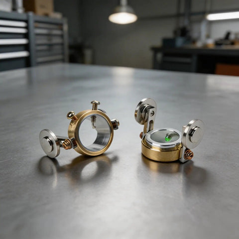Two Pcs Heavy Duty Slotted Cup Roller Guide Wheel With Brass Plated Standoff Spacer For Plasma Cutter Torch Support Bracket Compatible With AG60 60A SG55 Dead Straight Rolling Rail Kit
