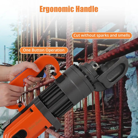 Handheld Electric Cutter For Metal Cutting Tool Portable Cutting Saw Lightweight Multi Material Cutter For Iron, Aluminum, Steel Great For DIY Projects And Job Sites Easy To Use ergonomic handle cutting rebar