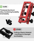 Pro Grade Aluminum Door Hinge Jig And Router Template For Diy Woodworking comparison with plastic material alternative