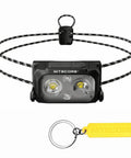 NU25 UL Ultra Light Headlamp With Dual Beam USB C Rechargeable 400 Lumen Output Lightweight Night Hiking Headlight with tag