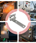 Hella Durable Stainless Steel Marine Hinges For Boats And Cabinets with polished finish for equipment panels, size 27x58x135mm.